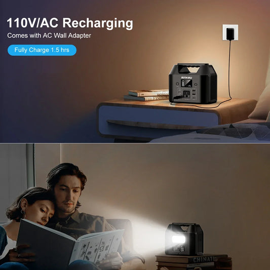 150W Portable Power Station – Reliable Power for Camping & Home Use