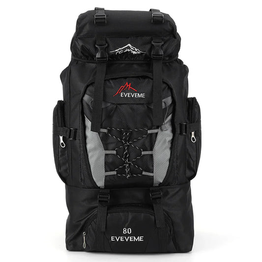 80L Waterproof Hiking Backpack – Perfect for Camping &amp; Trekking Adventures