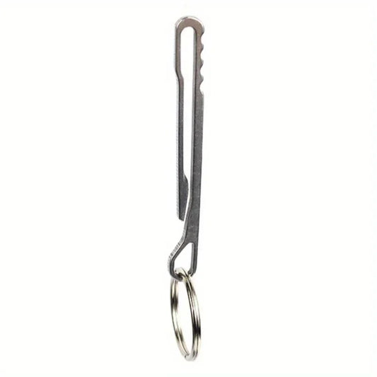 1PC EDC Outdoor Multifunction Tool – Stainless Steel Keychain and More