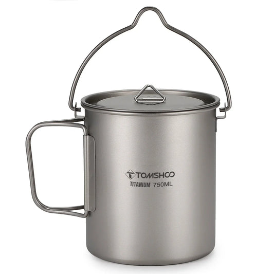 Tomshoo 3 PCS Titanium Cookware Set – Ultralight Camping Essentials
