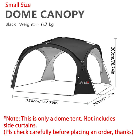 BISINNA Outdoor Camping Dome Tent – Luxury Canopy for Family Picnics