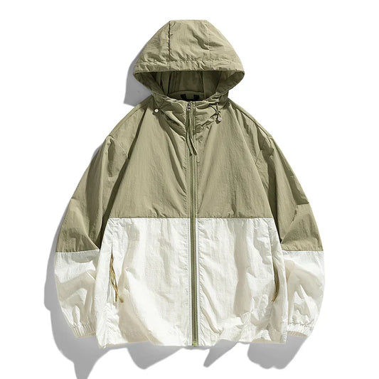 Men’s Thin Summer Waterproof Jacket – Perfect for Outdoor Adventures