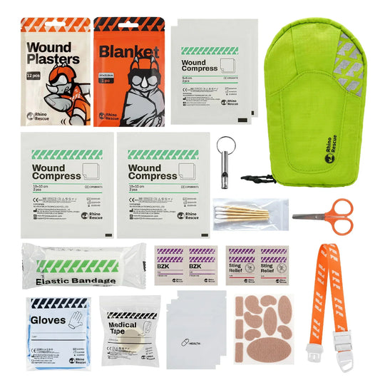 RHINO RESCUE Outdoor Travel First Aid Kit – Essential for Adventurers