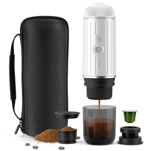 iCafilas 2in1 Espresso Machine – Portable Coffee Maker for Adventures