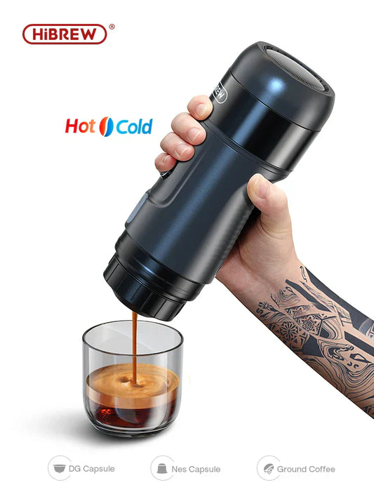 HiBREW Portable Coffee Machine – Perfect for Car &amp; Home Brewing