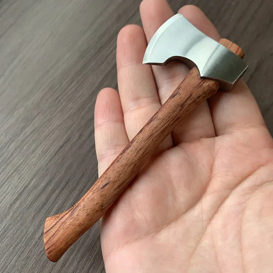 Stainless Steel Mini Mountain Axe – Compact Outdoor Camping Knife