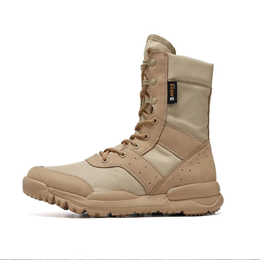 Summer Breathable Desert Hiking Boots for Men – Tactical and Lightweight