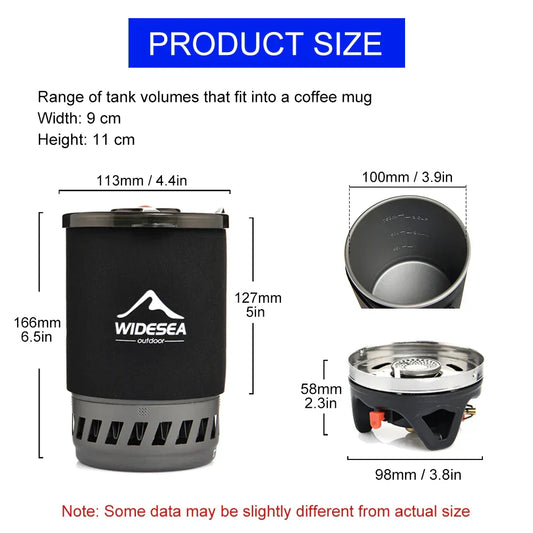 Widesea Camping Cooking System – Ultimate Outdoor Cookware Set